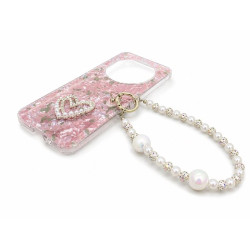 Etui Hard Case Heart na telefon nubia Flip 5G jasnoróżowe