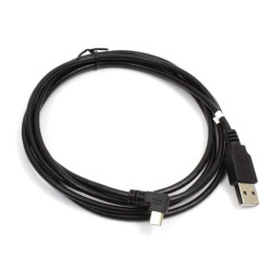 Kabel USB - mini USB kątowy 1.8m | Podwójne ekranowanie