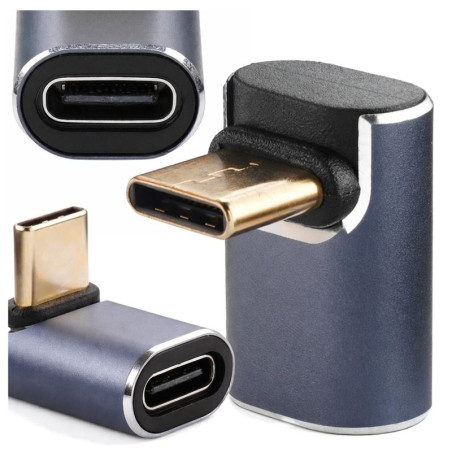 Adapter kątowy USB 4 40Gb/s PD 100W