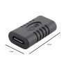 Adapter USB-C żeński na żeński - transfer 10Gb/s