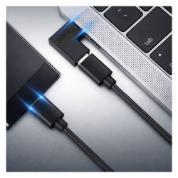 Adapter kątowy USB-C 100W - transfer 10Gb/s