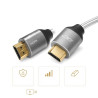 Kabel HDMI 2.1 8K 60Hz do PS5 Xbox 1.5m złote wtyki