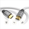 Kabel HDMI 2.1 8K 60Hz do PS5 Xbox 1.5m złote wtyki