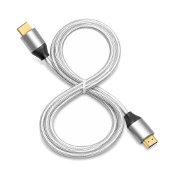 Kabel HDMI 2.1 8K 60Hz do PS5 Xbox 1.5m złote wtyki