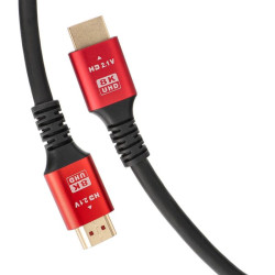 Kabel HDMI - HDMI 2.1 8K UHD 1m czarny