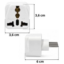 Adapter przejściówka Europa - Włochy Italy San Marino typ L