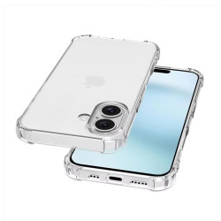 Etui Jelly Anti Shock na telefon Apple iPhone 16+ A3290 bezbarwne