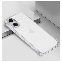 Etui Jelly Anti Shock na telefon Apple iPhone 16+ A3290 bezbarwne