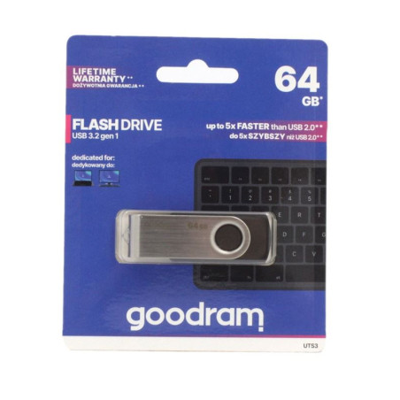 Pendrive GOODRAM 64GB 64 GB Twister USB 3.2 czarny