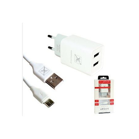 Ładowarka sieciowa Maxximus 3,1A + Micro USB