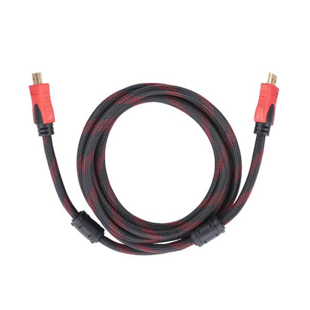 Kabel HDMI 5m gold 4K - pozłacane styki i oplot