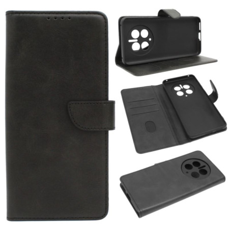 Etui Smart Leather na telefon Huawei Mate 50 Pro Draco-L29 czarne