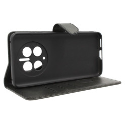 Etui Smart Leather na telefon Huawei Mate 50 Pro Draco-L29 czarne