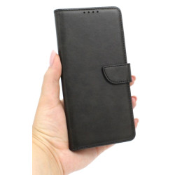 Etui Smart Leather na telefon Huawei Mate 50 Pro Draco-L29 czarne
