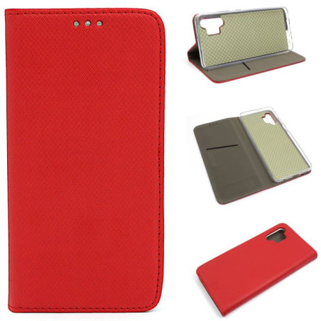 Etui Smart Magnet na telefon Samsung Galaxy A32 4G LTE A325 czerwone