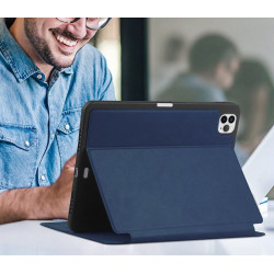 ETUI LEATHER CASE PEN na tablet Apple iPad Air 11 8 gen M4 2026 / 7 gen M3 2025 / 6 gen M2 2024 / 5 gen 2022 / 4 gen 2020 granat