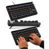 Klawiatura gamingowa mechaniczna qwerty czarna