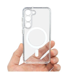 Etui MagSafe Camera Protect na telefon Samsung Galaxy S23+ S916 bezbarwne