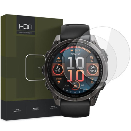 9H Szkło hartowane na smartwatch GARMIN fenix 8 47mm HOFI Glass Pro+ 2szt