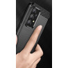 Etui Bumper Carbon Lux na telefon Samsung Galaxy A53 5G A536 czarne