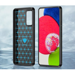 Etui Bumper Carbon Lux na telefon Samsung Galaxy A53 5G A536 czarne