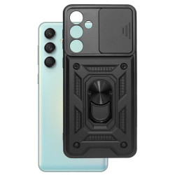 Etui Pancerne CAMSHIELD Ring na telefon Samsung Galaxy M55 5G M556 czarne