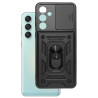 Etui pancerne CamShield Ring na telefon Samsung Galaxy M55 5G czarne