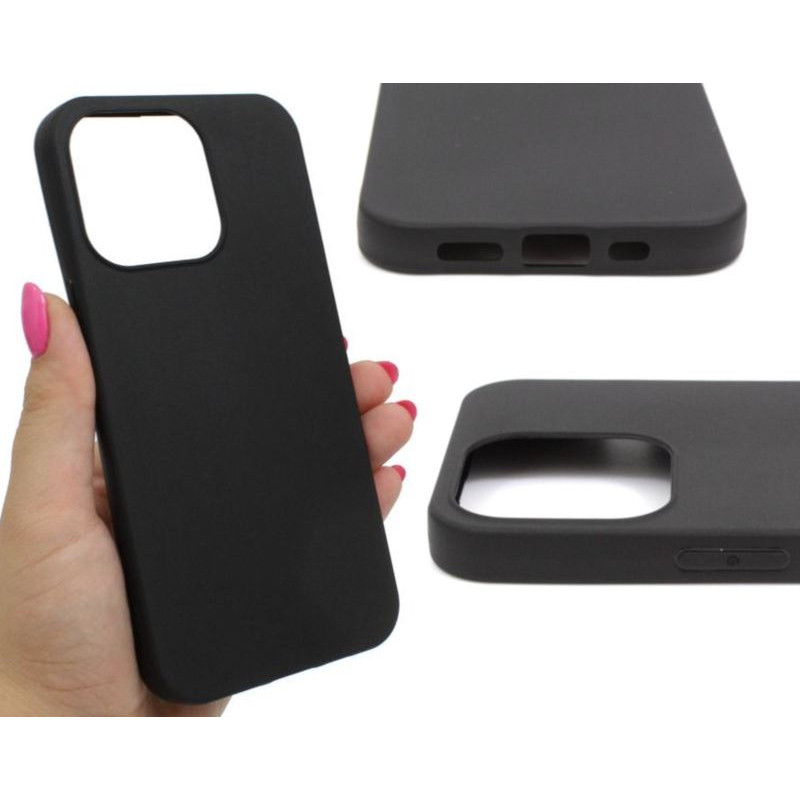 Etui Jelly Case na telefon Apple iPhone 13 Mini czarne matowe