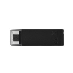 Pendrive Kingston DataTraveler 70 128GB USB-C czarny | Szybki transfer danych | pendrajw pamięć przenośna