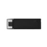 Pendrive Kingston DataTraveler 70 128GB USB-C czarny | Szybki transfer danych | pendrajw pamięć przenośna