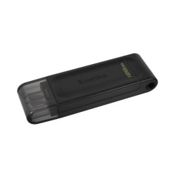 Pendrive Kingston DataTraveler 70 128GB USB-C czarny | Szybki transfer danych | pendrajw pamięć przenośna