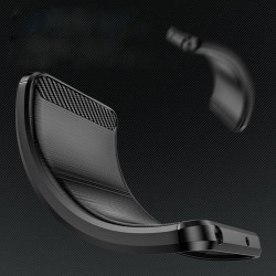 Etui Bumper Carbon Lux na telefon OPPO A98 5G CPH2529 czarne