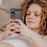 Etui Bumper Carbon Lux na telefon OPPO A98 5G CPH2529 czarne