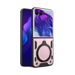 Etui Pancerne MAGNETIC na telefon motorola razr 70 5G XT2567 / 60 5G XT2553 / 50 5G XT2453 różowe