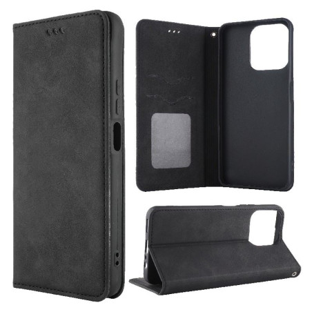 Etui z klapką Realme Note 70T RMX5313 Smart Retro czarne