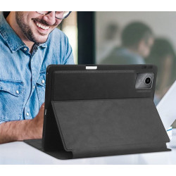 ETUI LEATHER CASE PEN na tablet Lenovo Tab M11 / K11 / K11E 11 10,95" TB330 czarne z miejscem na rysik