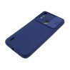 Etui SILICONE LENS na telefon motorola moto e7 / e7i power granatowe