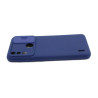 Etui SILICONE LENS na telefon motorola moto e7 / e7i power granatowe