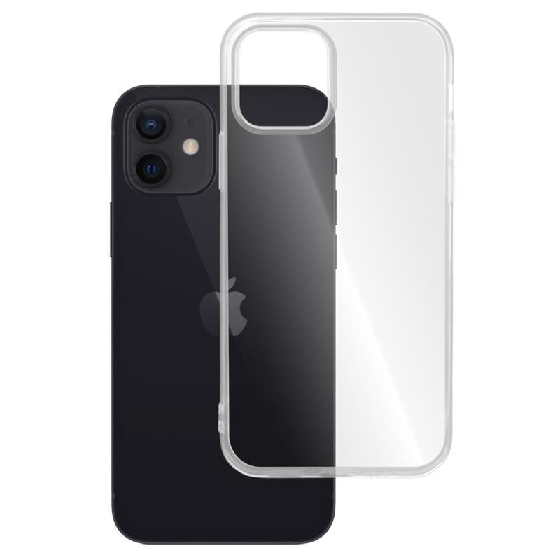 Etui Jelly Case na telefon Apple iPhone 12 A2172 / 12 Pro A2341 bezbarwne 2mm