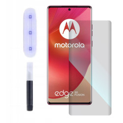 9H SZKŁO hartowane na telefon motorola edge 50 fusion 5G XT2429-2 UV + lampa
