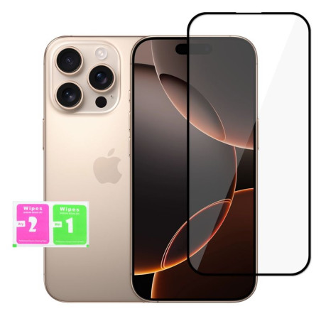 9H SZKŁO hartowane na telefon Apple iPhone 18 Pro / 17 Pro / 17 / 16 Pro FULL 5D