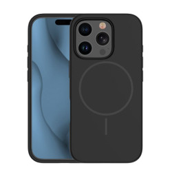 Etui na telefon Apple iPhone 18 Pro / 17 Pro MagSilicone Thin Protect czarne