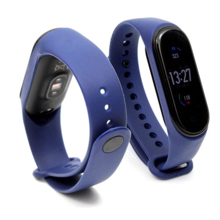 Opaska / pasek do smartband Xiaomi Mi Band 3 XMSH05HM / 4 XMSH07HM granatowa