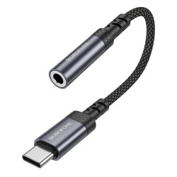 Adapter USB-C na jack 3,5 mm z DAC, szary