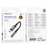 Adapter USB-C na jack 3,5 mm z DAC, szary