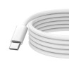Kabel USB-C PD 60W 2m biały - szybkie ładowanie