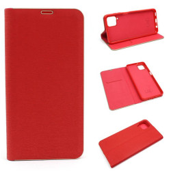 Etui Flip Vennus na telefon Samsung Galaxy A12 A125 / M12 M127 czerwone