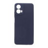 Etui Jelly Case na telefon motorola moto g34 5G granatowe matowe