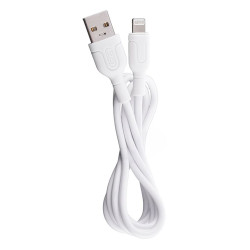 Kabel USB - LIGHTNING NB212 1m biały przewód wspierający szybkie ładowanie 2,1A BOX
