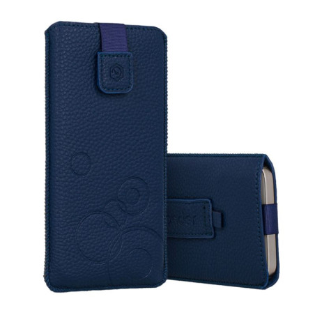 Etui Kieszonka Wonder XXL na telefon Samsung S22 S23 S24 Ultra A13 A14 A23 M13 M23 M33 / Xiaomi 10C 11A 12 12C 13 granatowe
